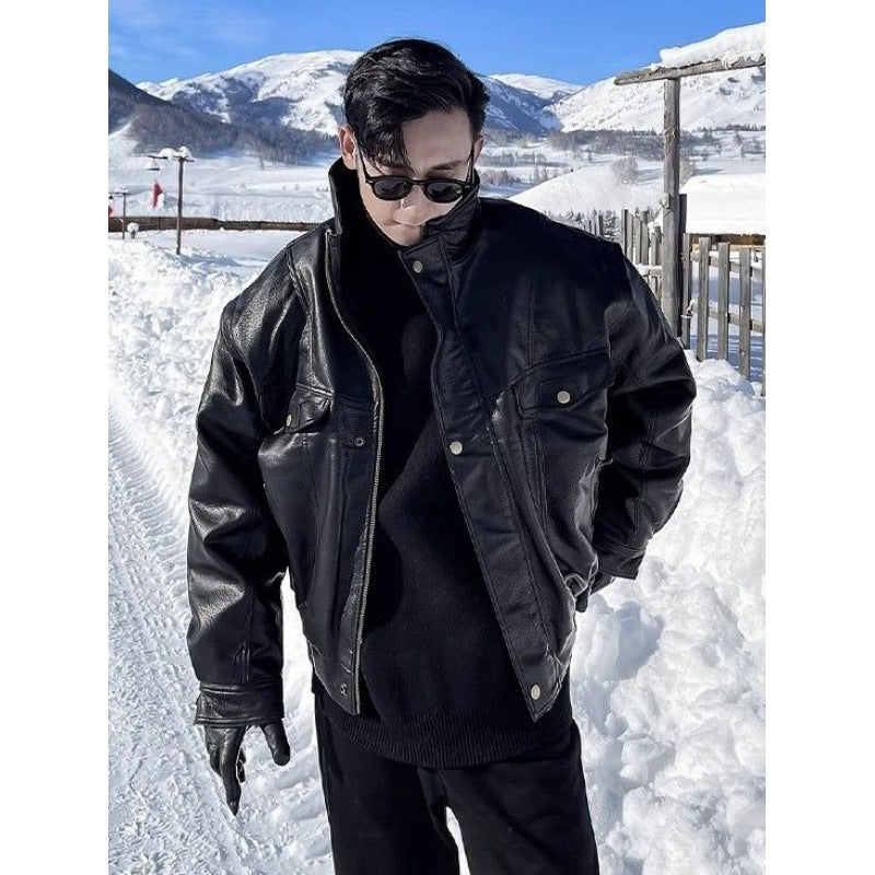 Jacket Leather Coat Autumn And Winter Men's Coat