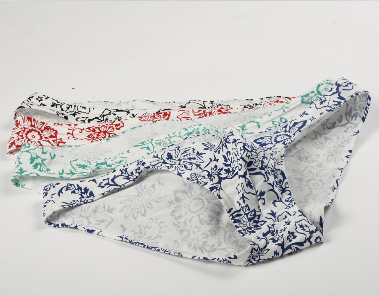 Men's Low Waist Cartoon Printing Panties