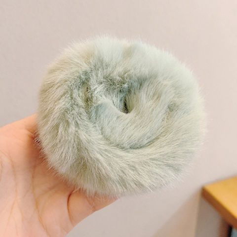 Autumn/Winter Rabbit Fur Plush Head Rope