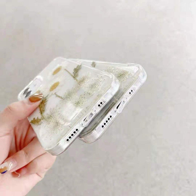 Epoxy Daisy Protective Phone Case