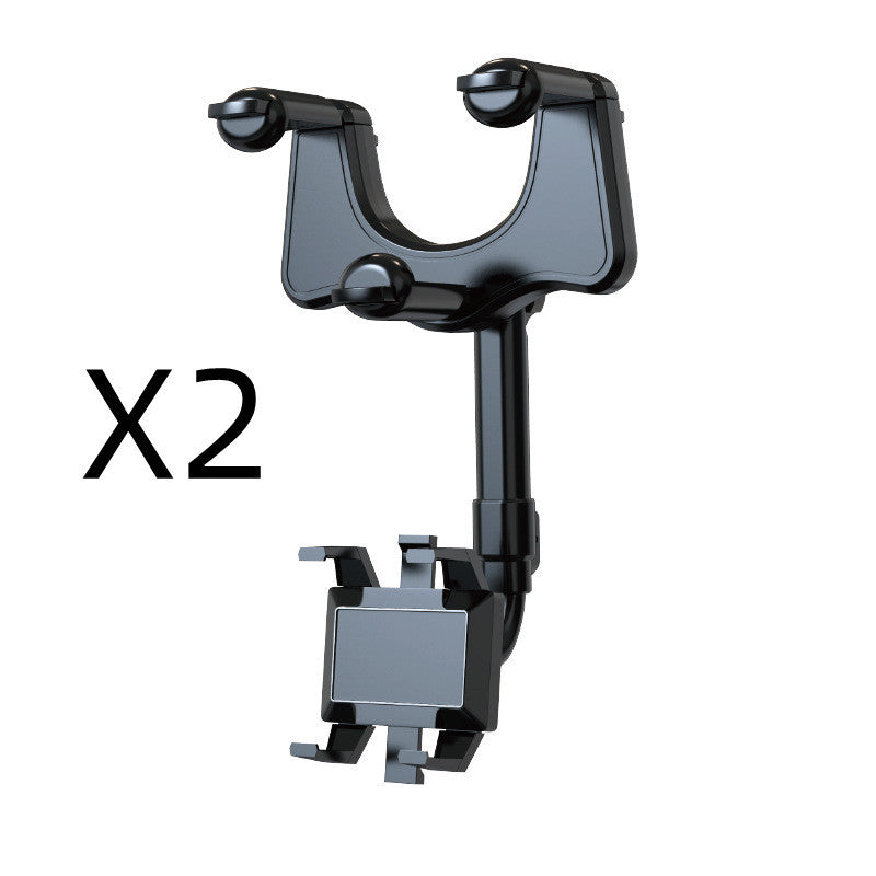 Rotatable Rearview Mirror Phone Holder for Car