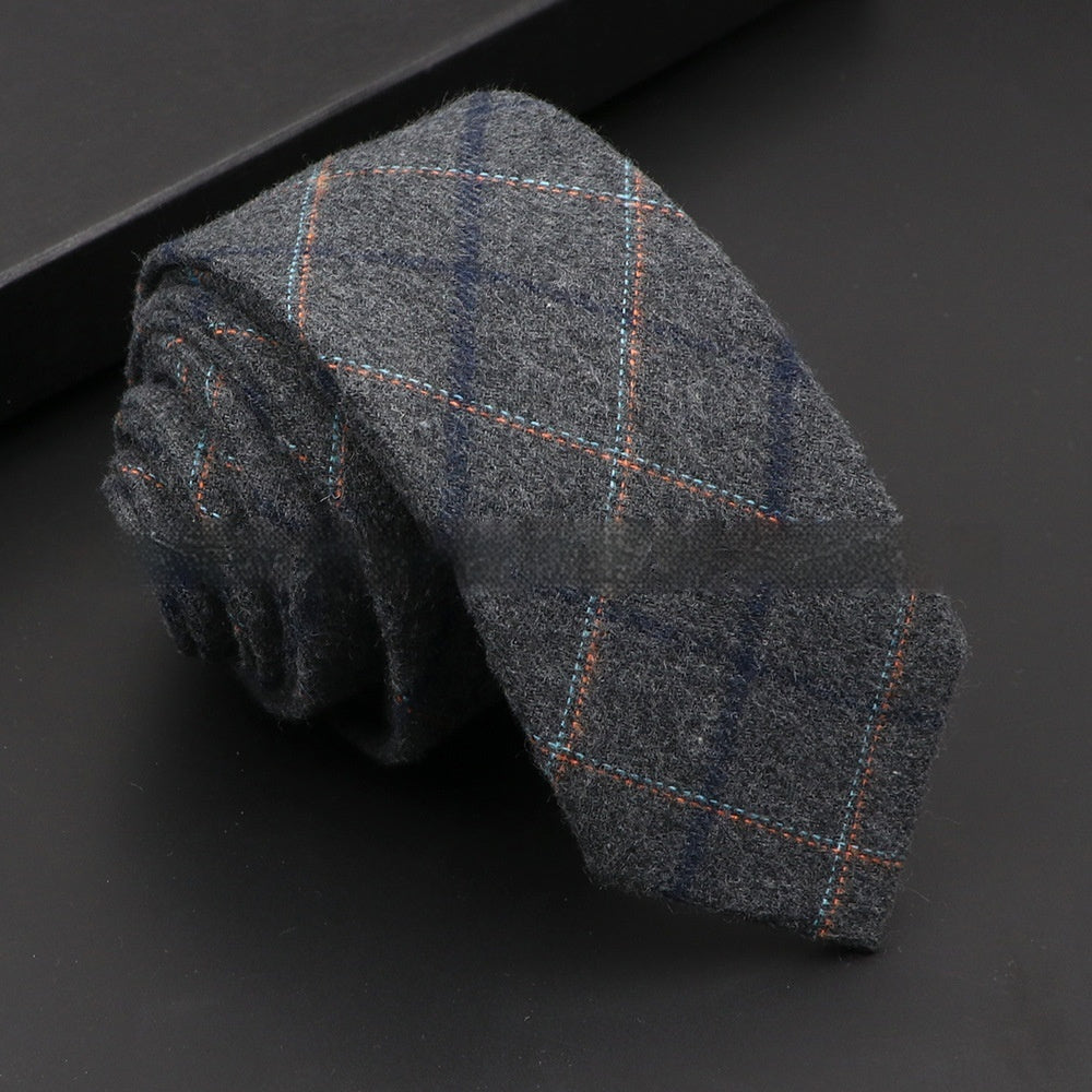 Woolen Korean Casual Necktie Accessories