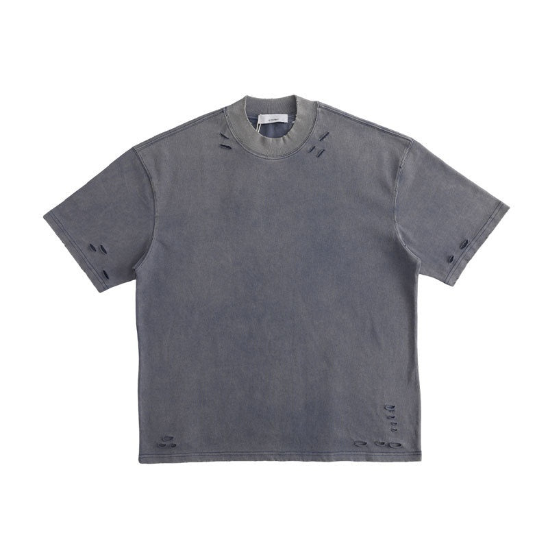 Destroyed Retro Washed Distressed Men's Tee