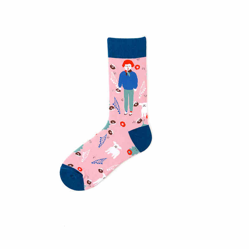 Pure Cotton Street Hip-hop Sports Long Socks