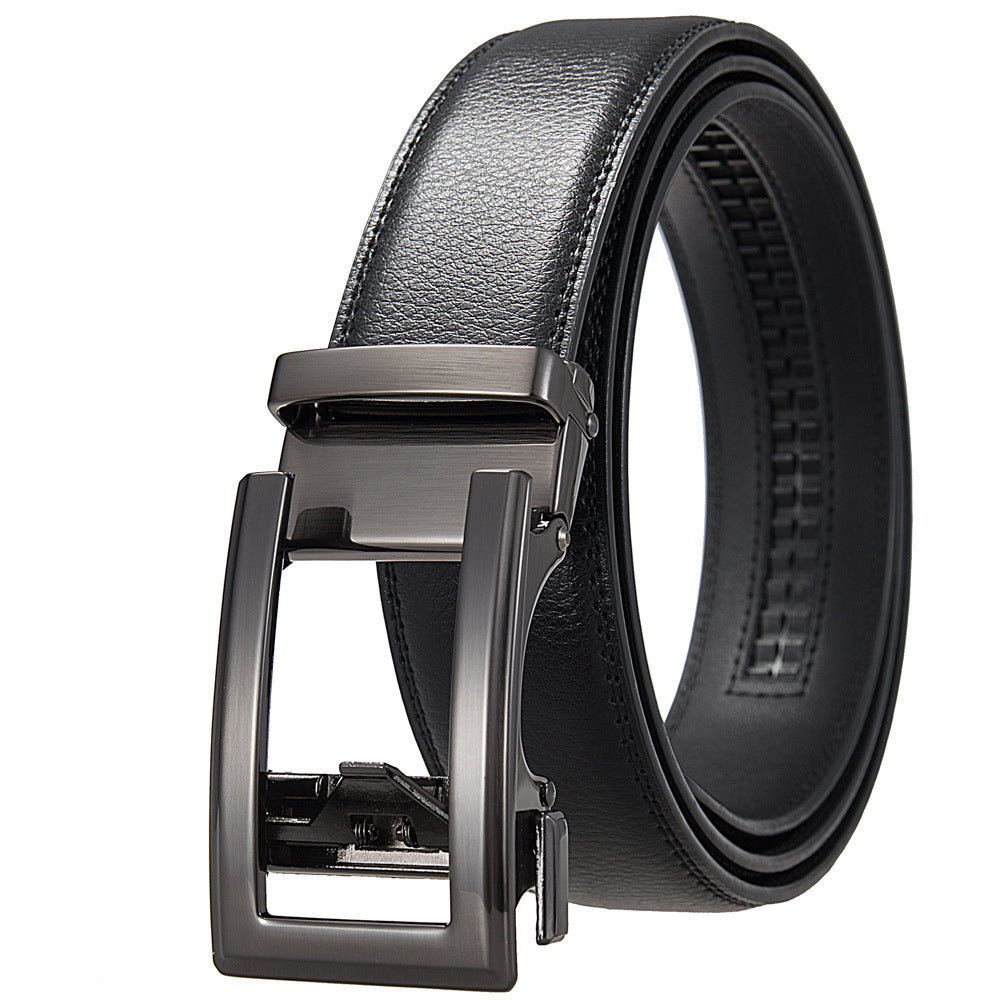 Antique Cowhide Men's Leather Casual Business Belt