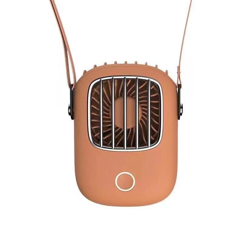 Mini Neck Fan USB Rechargeable Silent Air Cooler