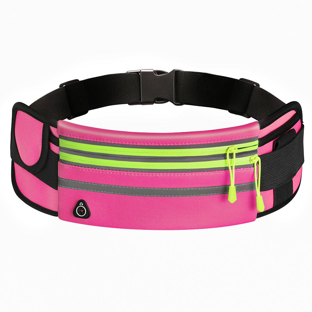 Waterproof Double Zippers Waist Bag