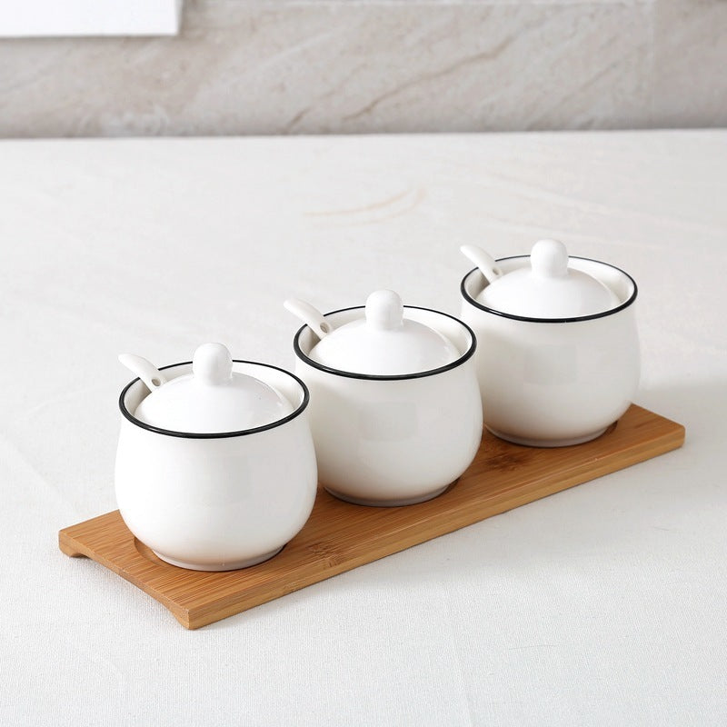 Seasoning Jar Bottle Set Household Salt MSG Box