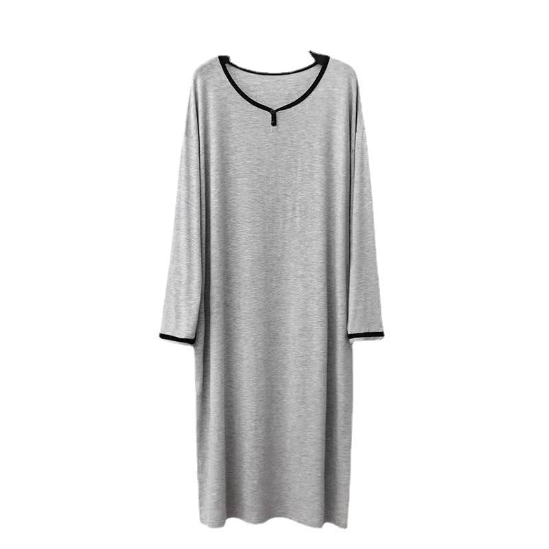 Long Soft Draping Bathrobe Men's Pajamas