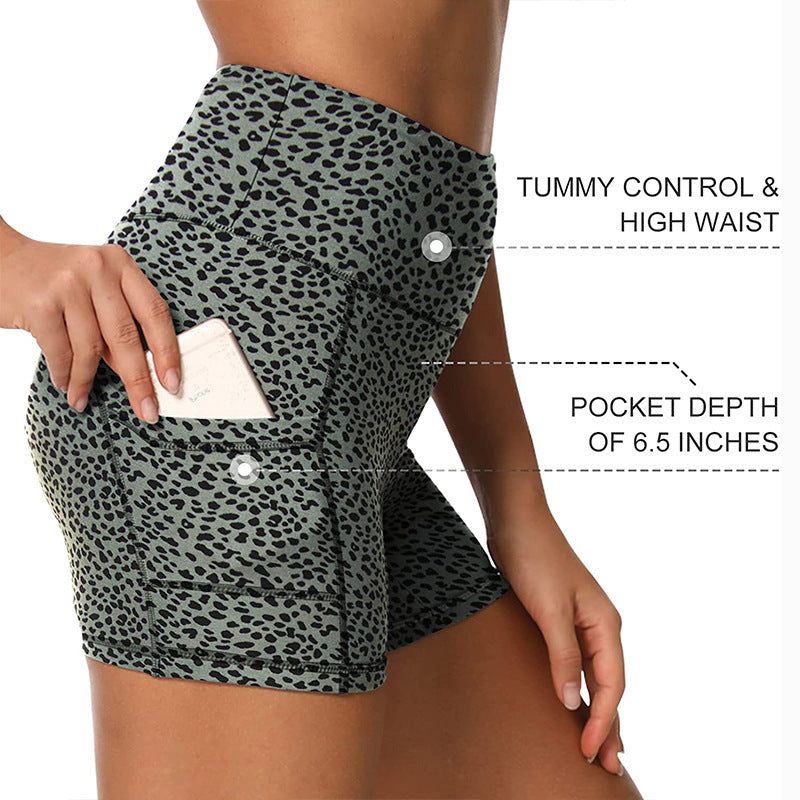 Slim Fit Running Sports Stretch Shorts