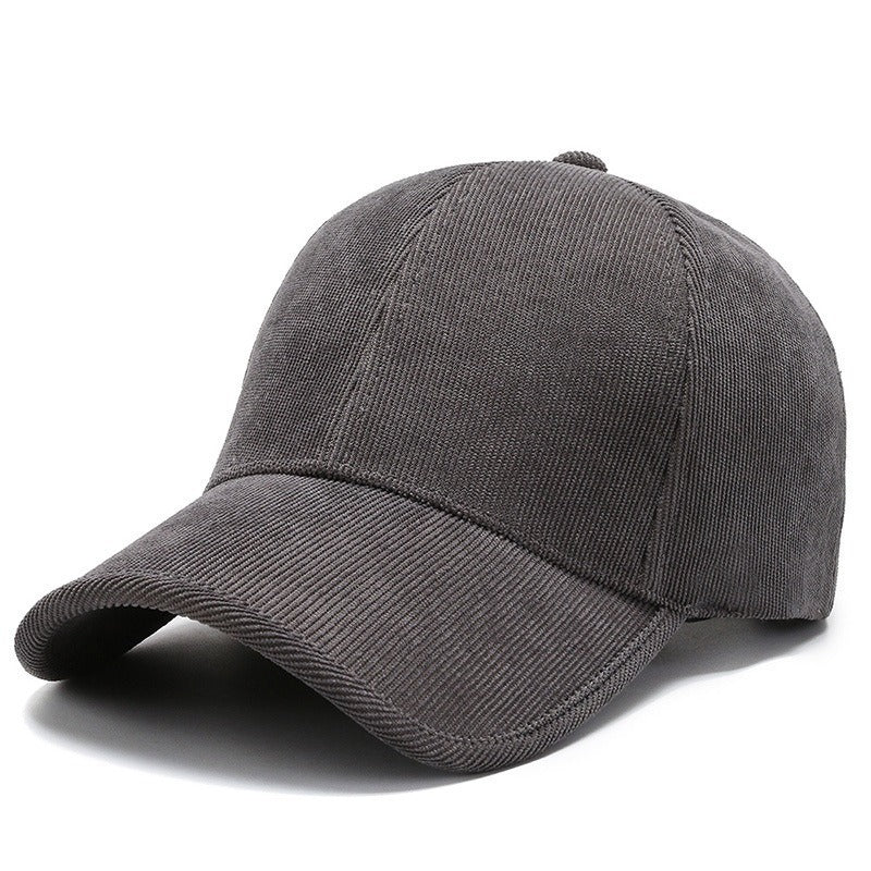 Four Seasons Corduroy Baseball Cap Casual All-matching