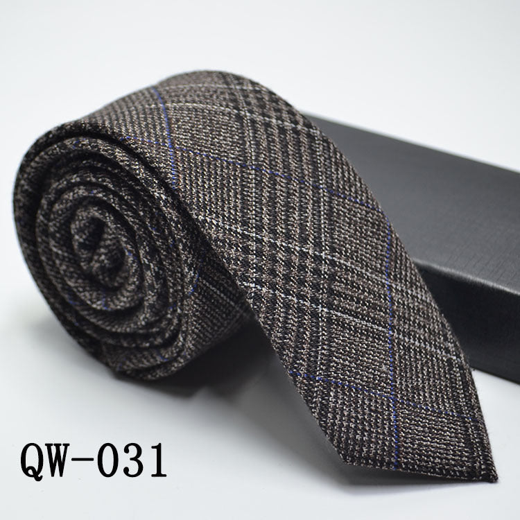 Men's Super Narrow Wool-like Elegant Tie