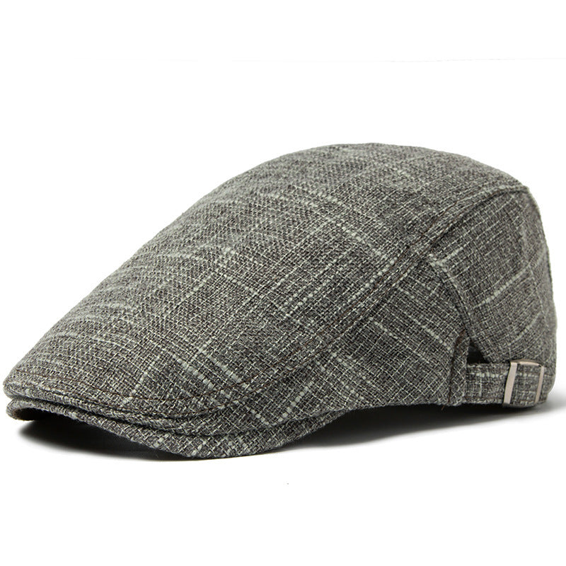 Men's Breathable Retro Casual Cotton Linen Beret