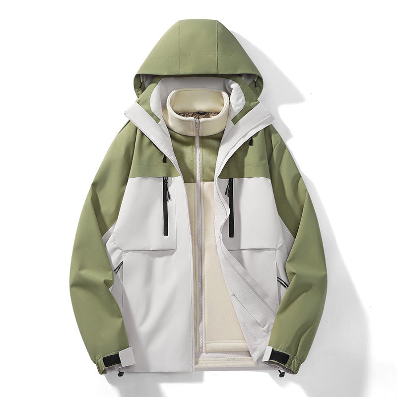 Men's And Women's Three-in-one Spring And Autumn Windproof