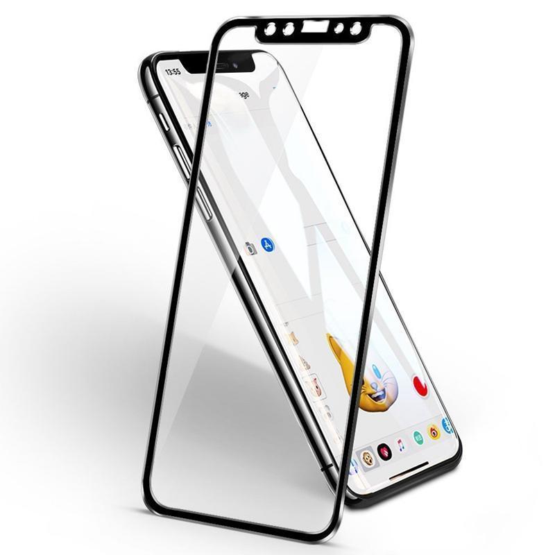 3D Aluminum Alloy Tempered Glass Protector for iPhone