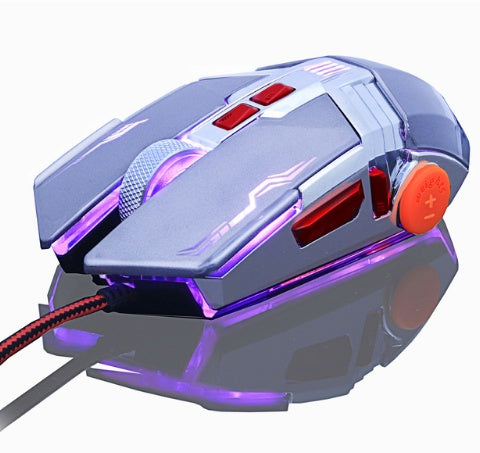 Silent Wired Gaming Mouse for Notebook Computer