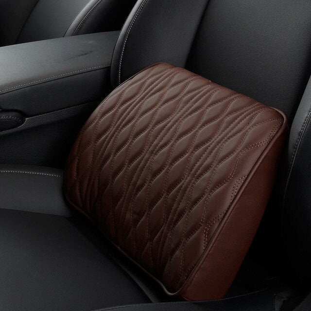 Car Headrest and Lumbar Support Set