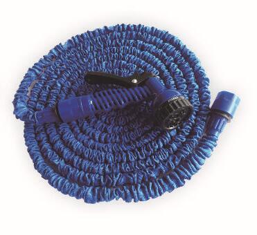 Telescopic Latex Water Hose with High-Pressure Spray Gun