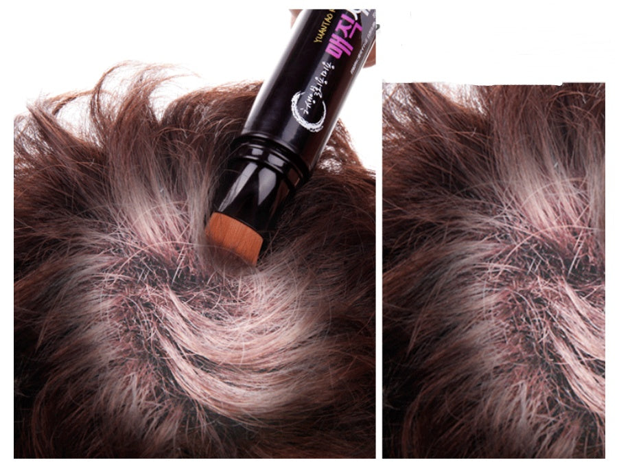 DIY Temporary Hair Color White Wax Pen - One-time Grey Coverage