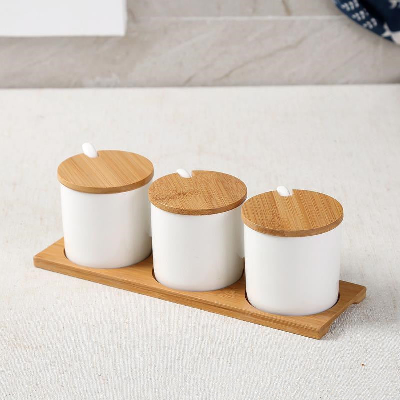 Seasoning Jar Bottle Set Household Salt MSG Box