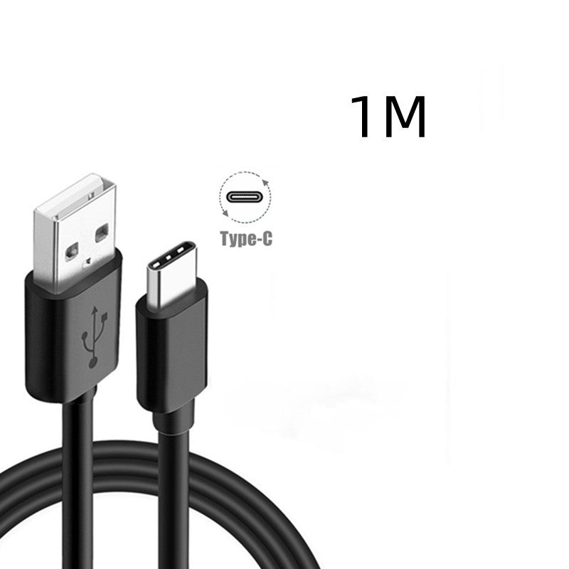 Black Fast Charging Cable Charger Adapter