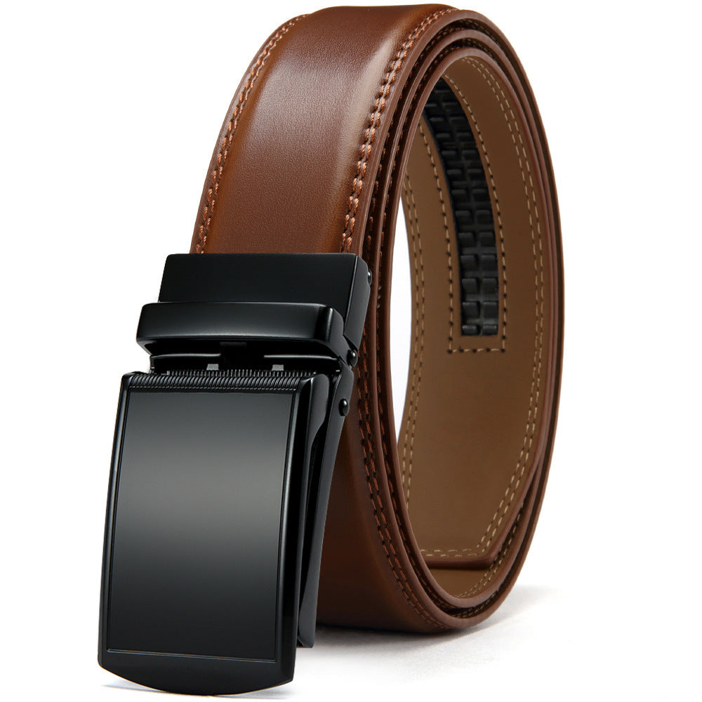 Double-sided Genuine Leather Business Belt