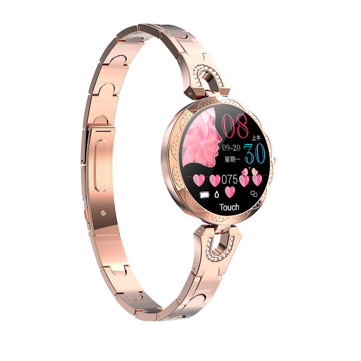 Women's Fashion Smart Watch Waterproof Fitness Tracker