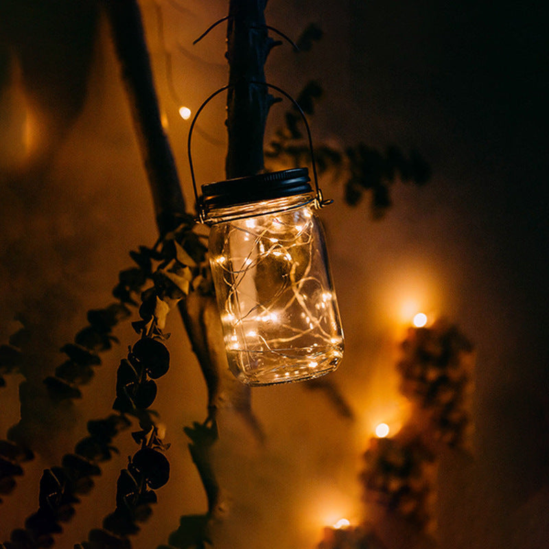 Solar Mason Jar Light Decoration Mason Jar Light Outdoor Hanging Light Mason Jar Light String