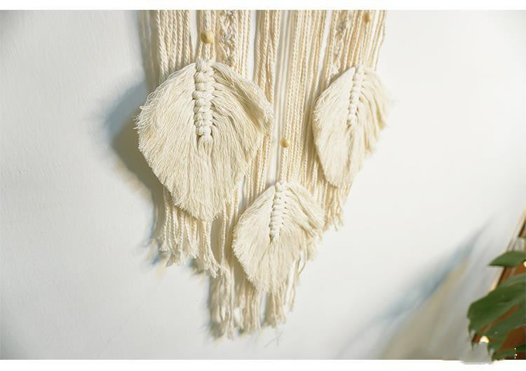 Hand-Woven Cotton Tapestry, Wall Hanging Decor