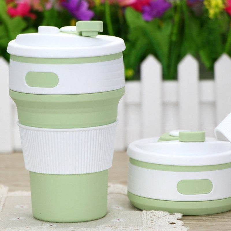 Collapsible Silicone Coffee Mug Travel Cup BPA-Free