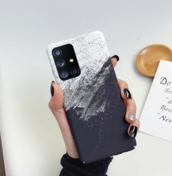 Frosted marble phone case