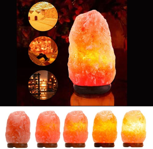 Crystal Rose Salt Night Lamp
