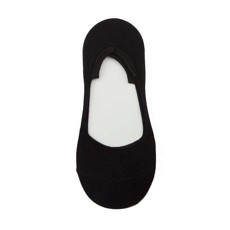 Women's Breathable Cotton Solid Color Invisible Foot Sock