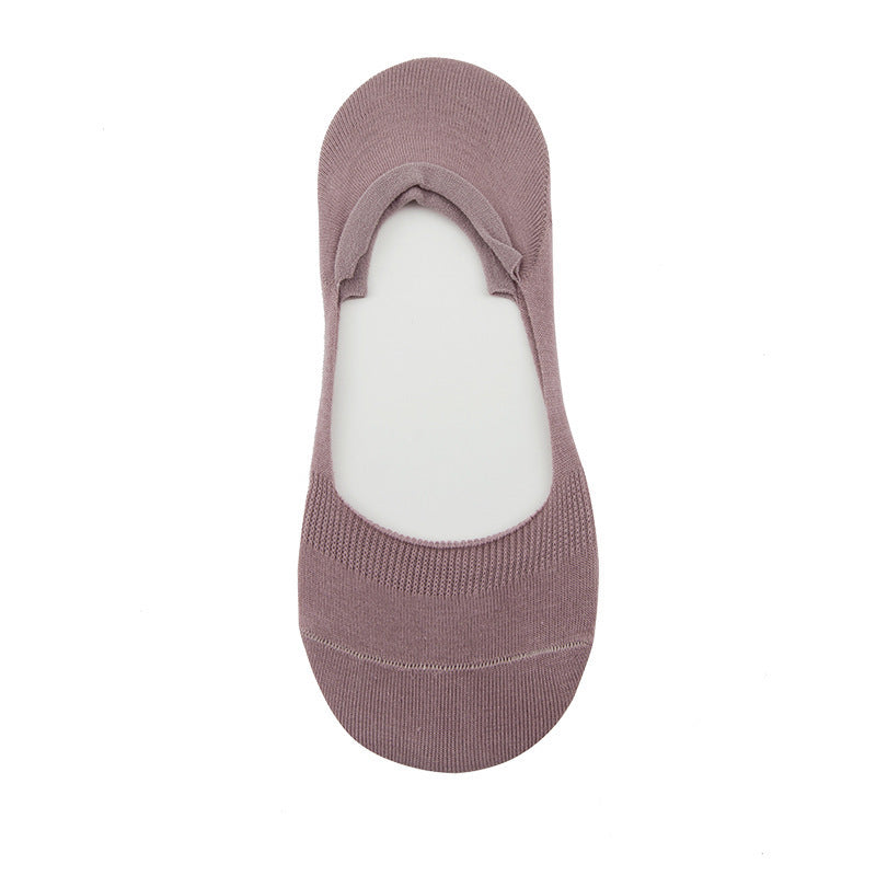 Women's Breathable Cotton Solid Color Invisible Foot Sock
