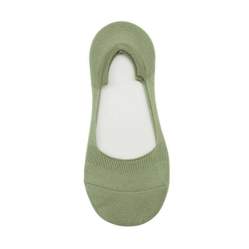 Women's Breathable Cotton Solid Color Invisible Foot Sock