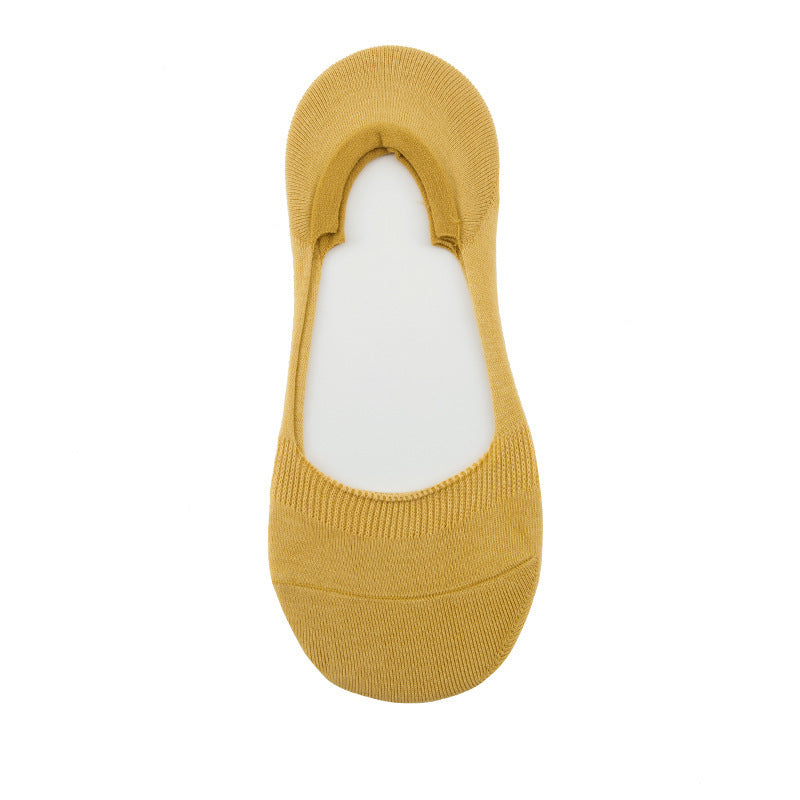 Women's Breathable Cotton Solid Color Invisible Foot Sock