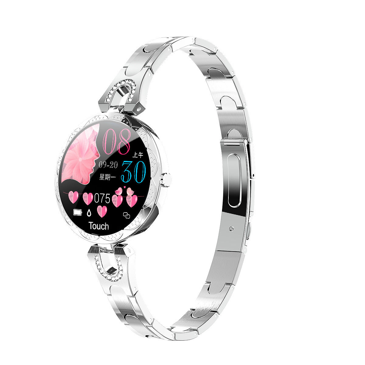 Women's Fashion Smart Watch Waterproof Fitness Tracker