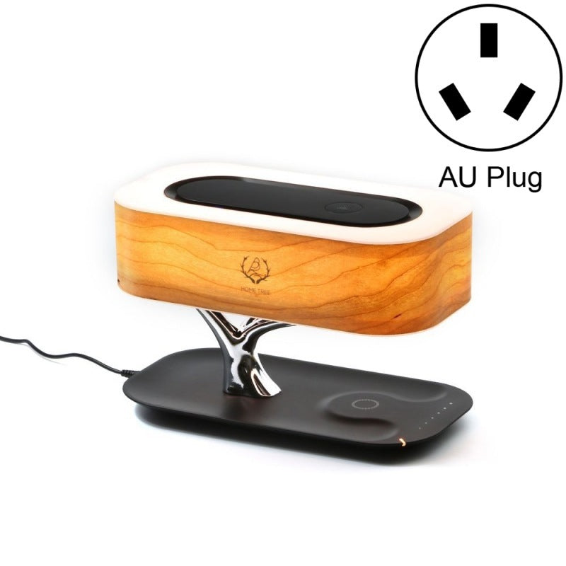 Creative Tree Lamp Bluetooth Speaker Bedside Light With Wireless Charging