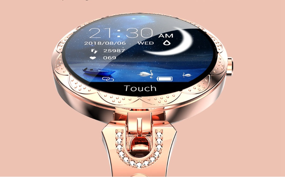 Women's Fashion Smart Watch Waterproof Fitness Tracker