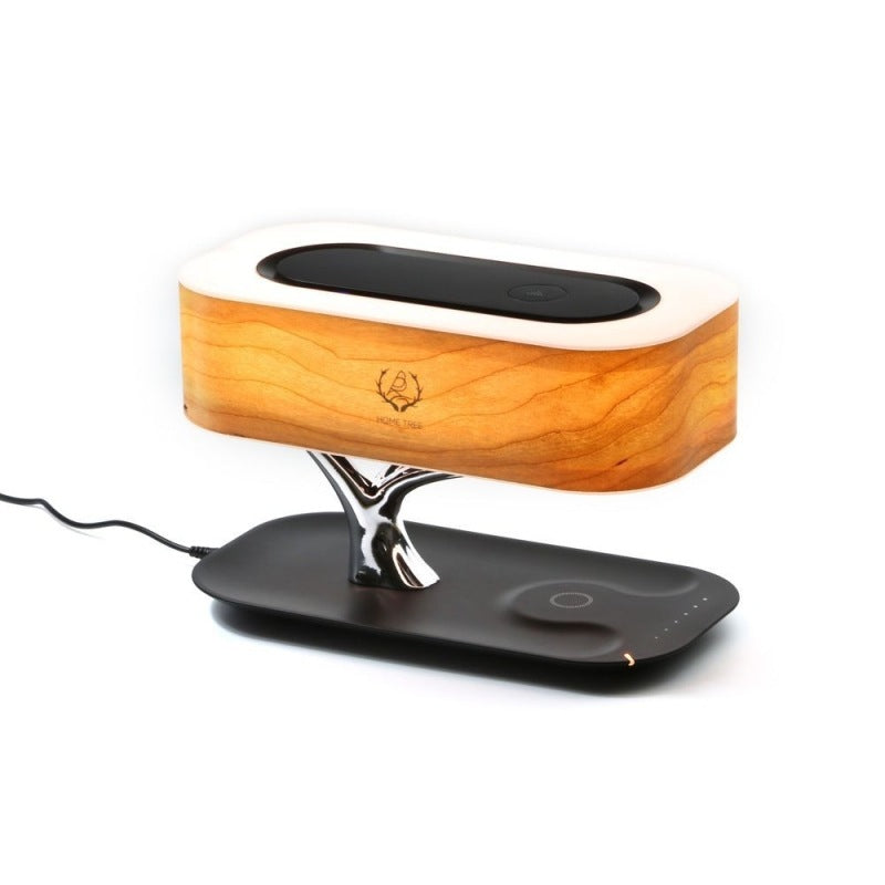 Creative Tree Lamp Bluetooth Speaker Bedside Light With Wireless Charging