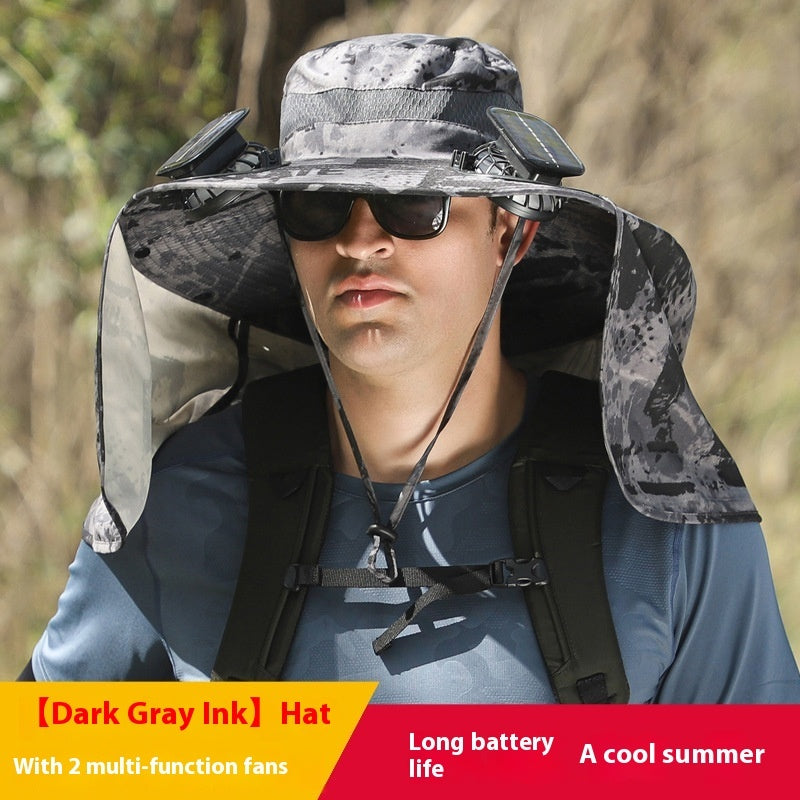 Outdoor Multi-purpose Rechargeable Fan Hat