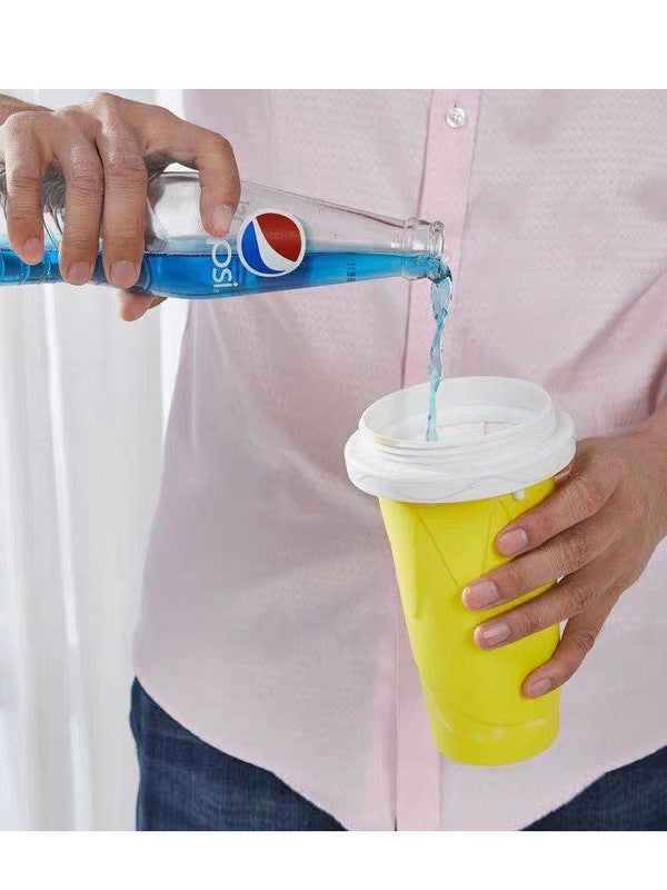 Slushy Cup with Fast Cooling and Mixing