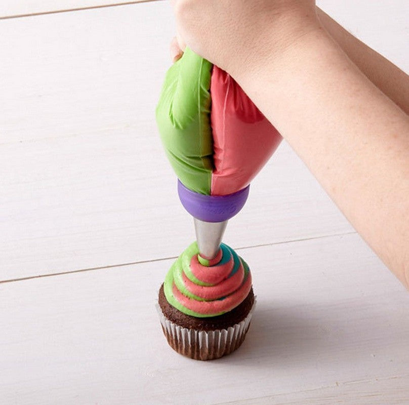 3-Color Cake Decorating Pastry Bag Nozzle Converter