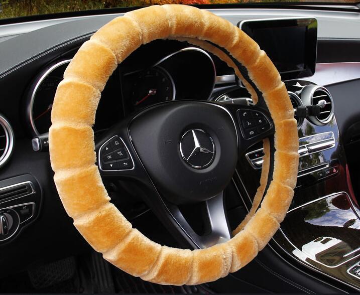 Velvet Plush Winter Steering Wheel Grip