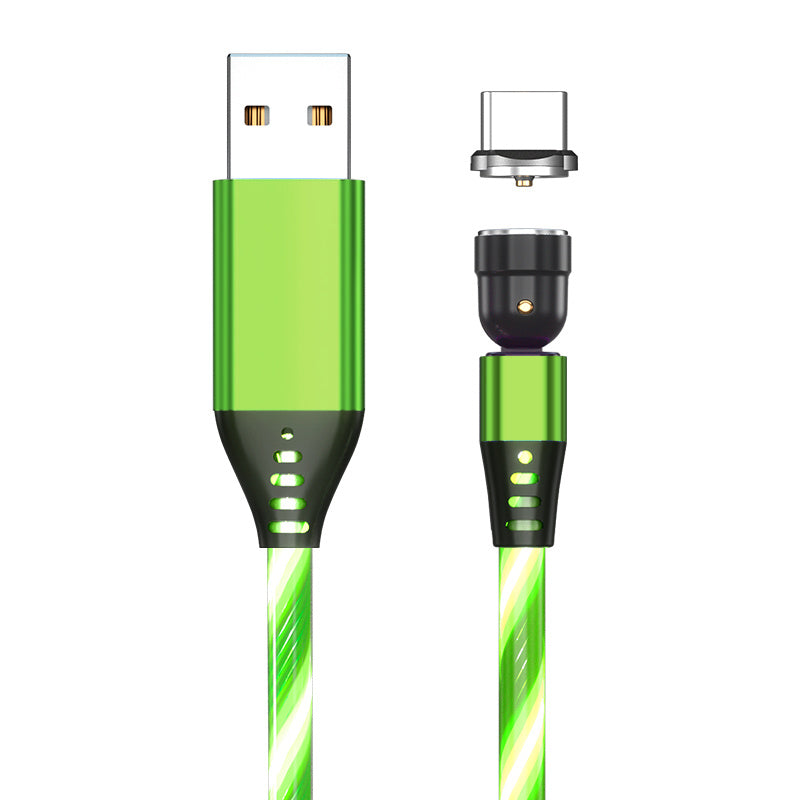 540 Rotate Magnetic 3A Charging Cable USB Type C