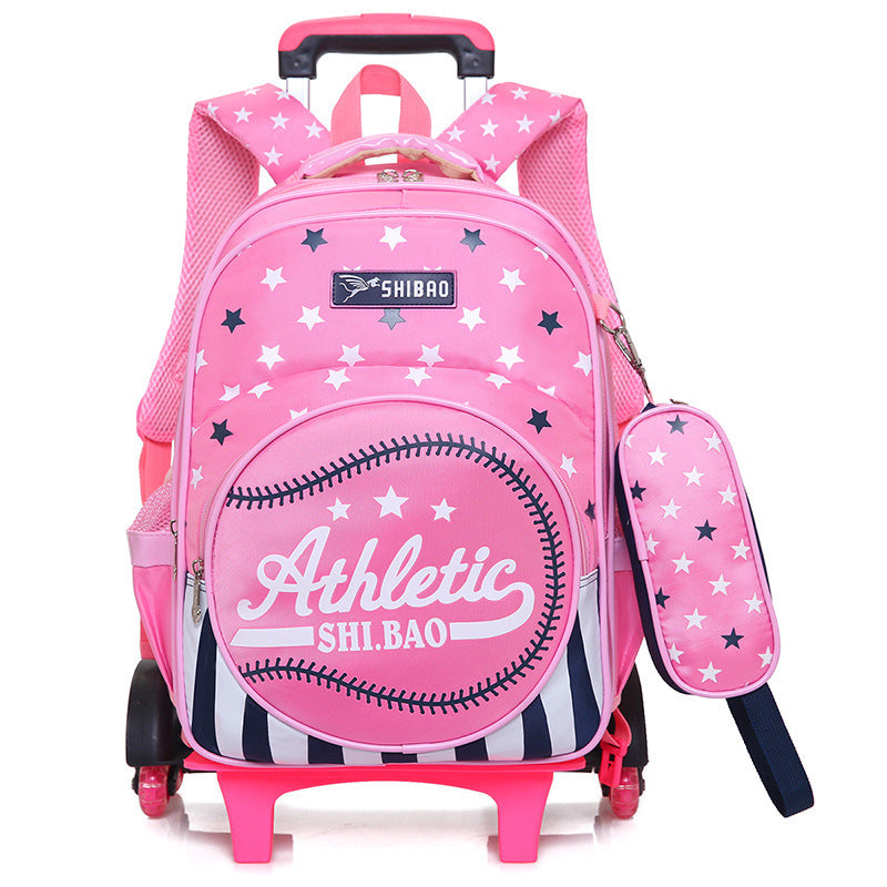 Waterproof Children's Trolley School Bag