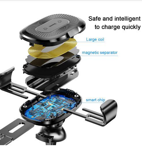 Gravity Bracket Wireless Charging Car Charger
