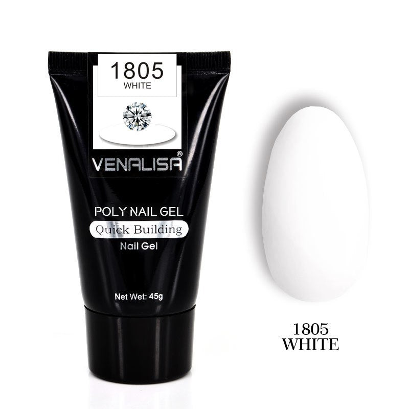 Venalisa Poly Nail Gel Kit - Transparent Crystal Camouflage Set
