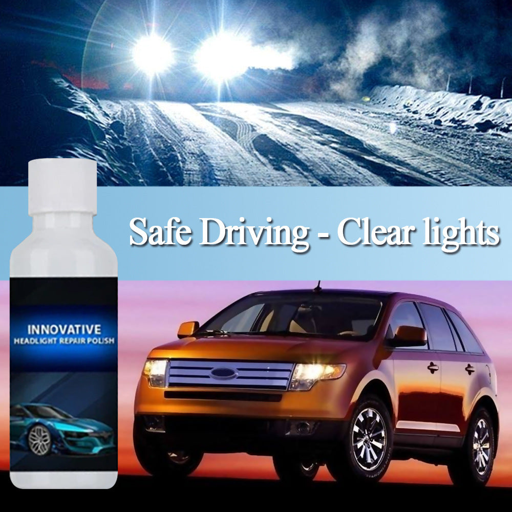 Car headlight repair fluid