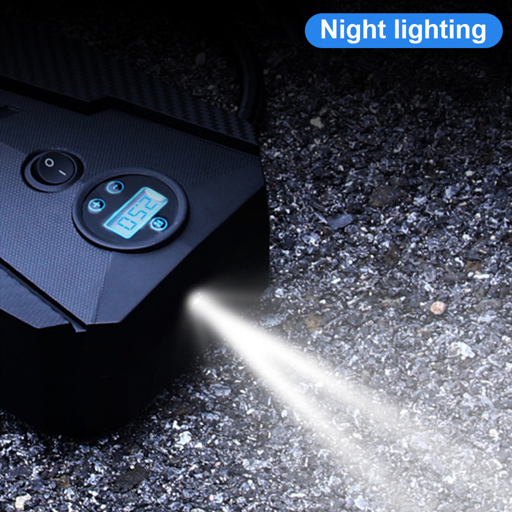 Portable Car Air Compressor DC 12V Digital Tire Inflator Air 150 PSI Auto Air For Car Motorcycle LED Light Tire
